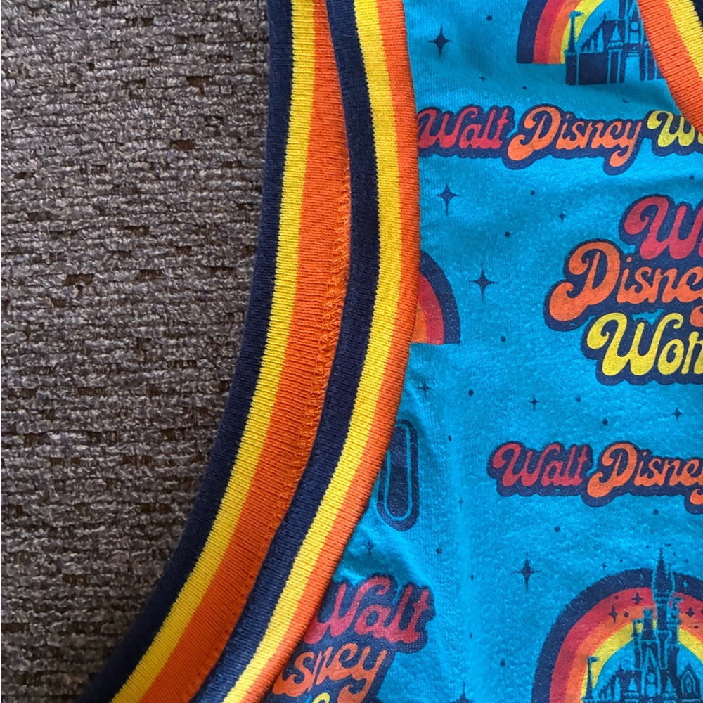 Disney Tank Top - Teal and Orange - Picture 4 of 5